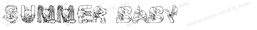 Summer Baby字体转换